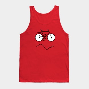 Grumpy Bike (over mountains) Tank Top